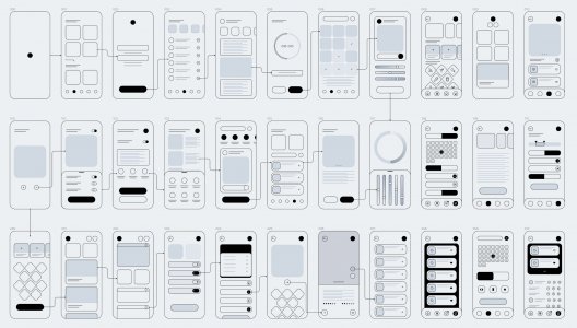 Wireframes Free Mobile UI Kit for Figma