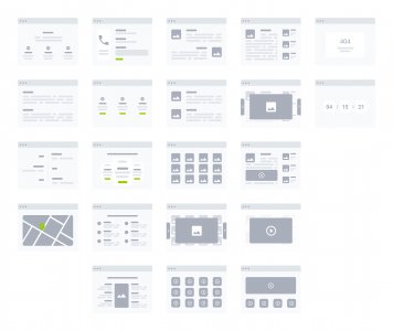 Desktop Flowchart Kit for Adobe Xd