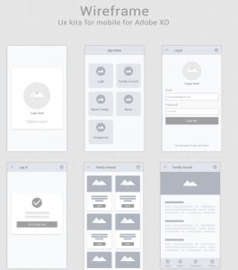 Free Wireframe Kits for Adobe XD