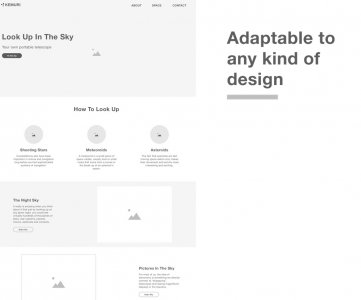 Kemuri Wireframe Ui Kit