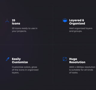 3D Icon Pack: Finance