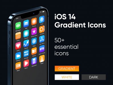 iOS 14 Gradient Icons