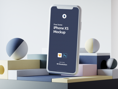 iPhone XS Scene Mockup 01