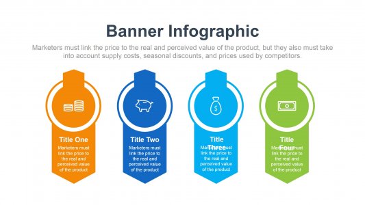 Banner infographics for presentations