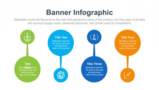 Banner infographics for presentations