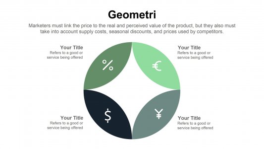 Geometric Infographics for Templates