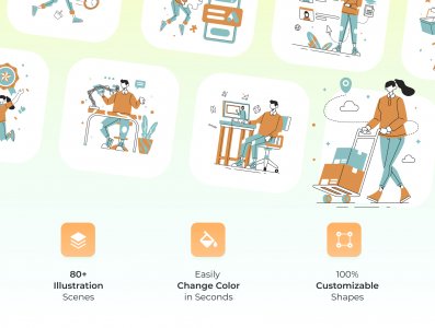 Supercharge Lined Illustration