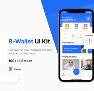 B-Wallet - E-Wallet Mobile App UI Kit