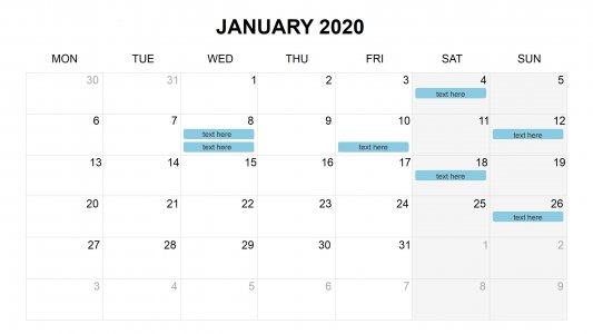 Calender Infographics