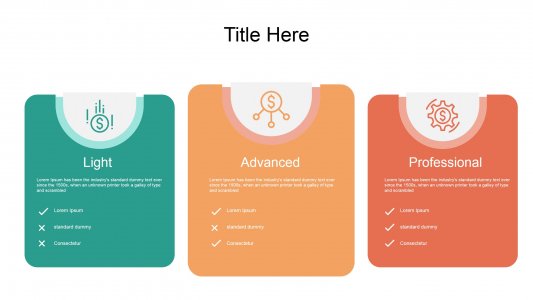 Pricing Table Infographics