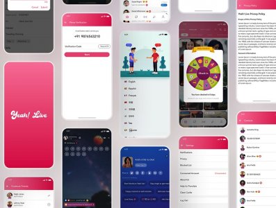 Yeah! Live - Streaming App UI Kit