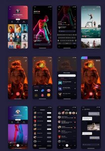 Havana Social Video App UI Kit — FREE version