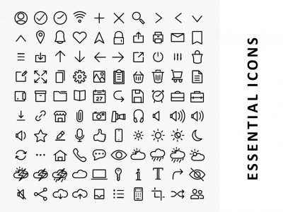 Vector Icons Library