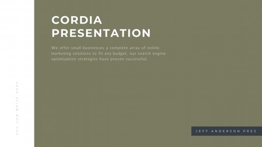 Cordia Presentation