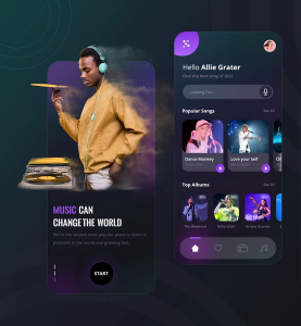 Music Player App Design