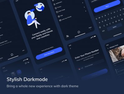 Chateo UI Kit - Messaging App