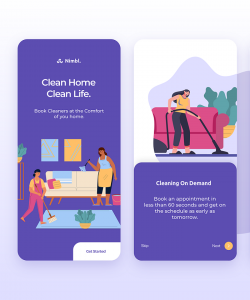 Book a House Cleaning - XD Freebie