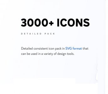 3000+ Icons | Detailed Pack