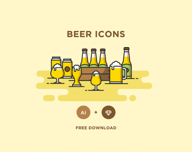 Free - Beer ICONS