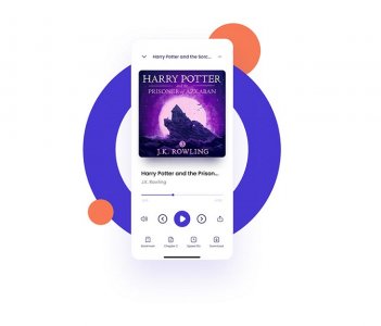 Audio Book Mobile Apps | Free UI Kit