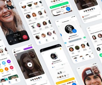 SpeakApp - language-learning app + FREE ISO MOCKUP