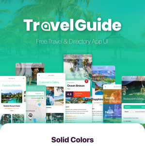 TravelGuide - A Free Travel & Directory App UI Kit