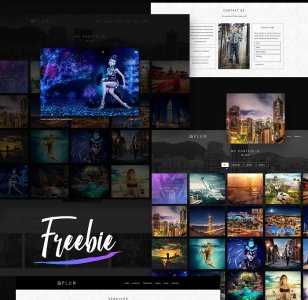 Plum PSD Template - Freebie
