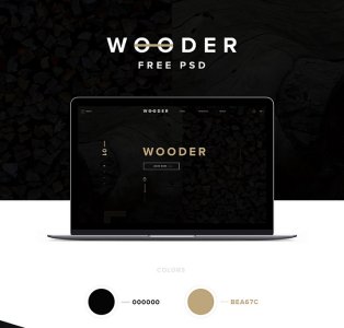WOODER - Free PSD Template