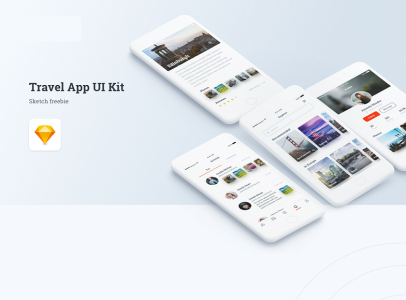 Free Travel App UI/UX Kit