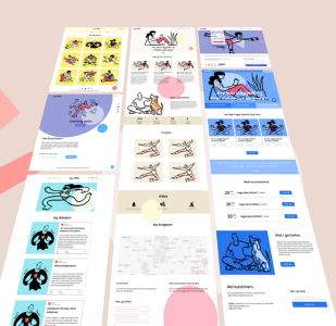 hippie Wires - Mockup Kit for XD