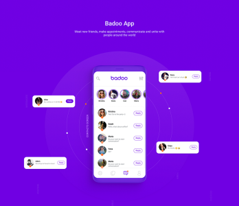 Badoo App Redesign - Freebies