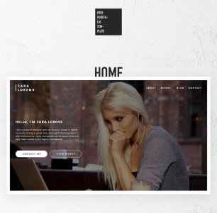 Freebie | Portfolio Site PSD